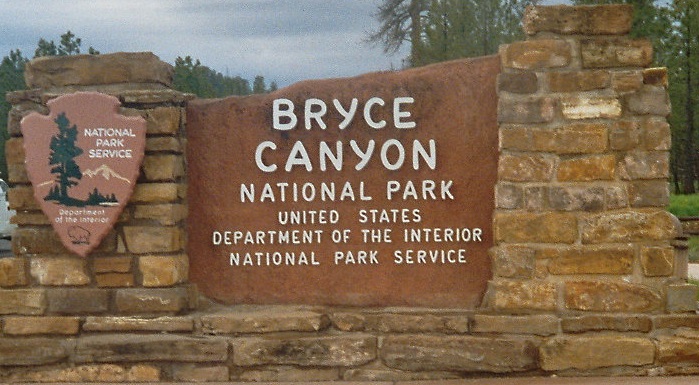 The Entrance to Bryce Canyon National Park